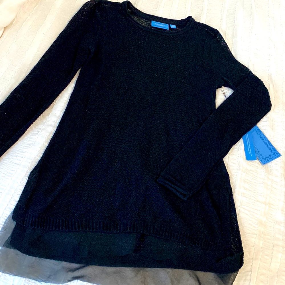 Black simply Vera mesh shirt